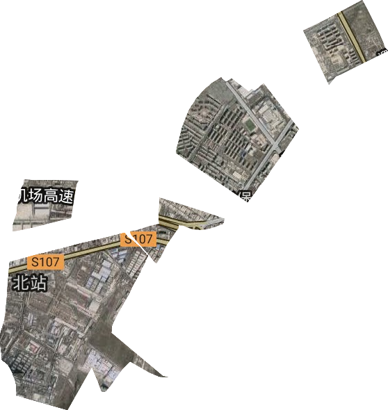 北站东路街道卫星图