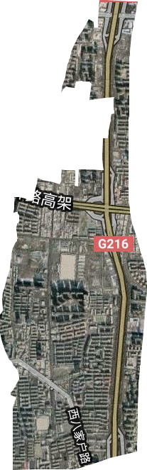 银川路街道卫星图