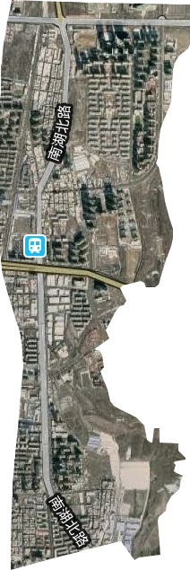 南湖北路街道卫星图