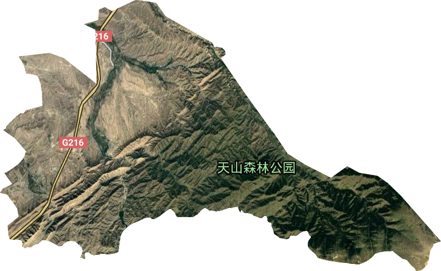 水磨沟区农村事务管理办公室卫星图