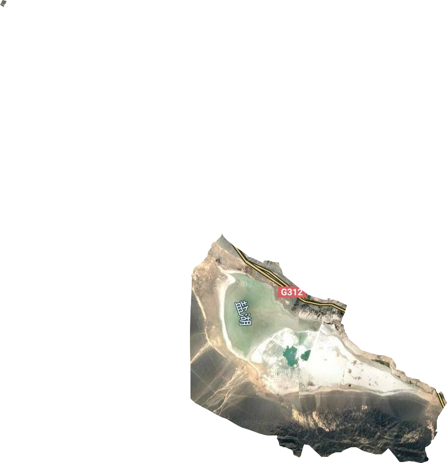 达坂城区盐湖街道卫星图