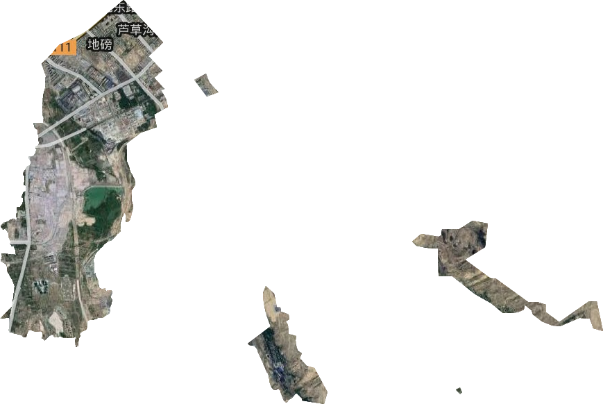 地磅街道卫星图