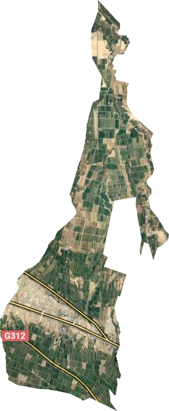 榆树沟镇卫星图