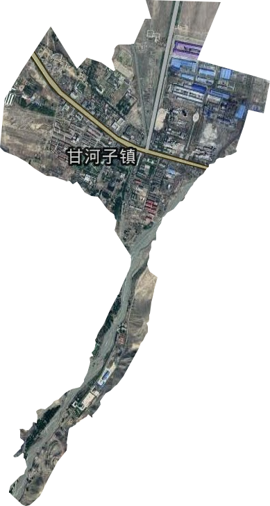 甘河子镇卫星图