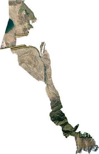 水磨沟乡卫星图