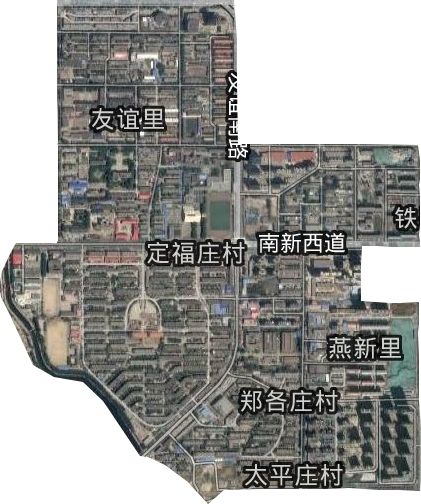 友谊街道卫星图