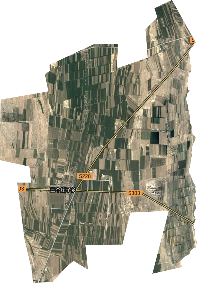 三个庄子乡卫星图