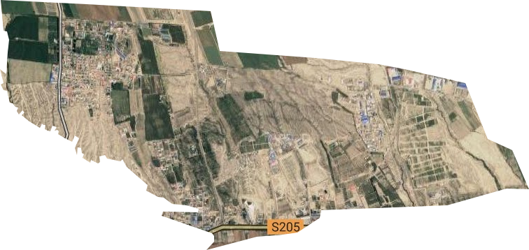 香班哈日根牧场卫星图