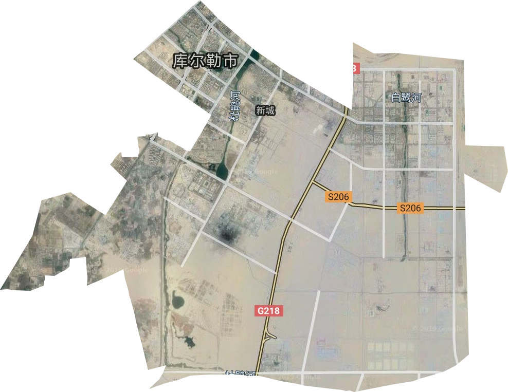 新城街道卫星图