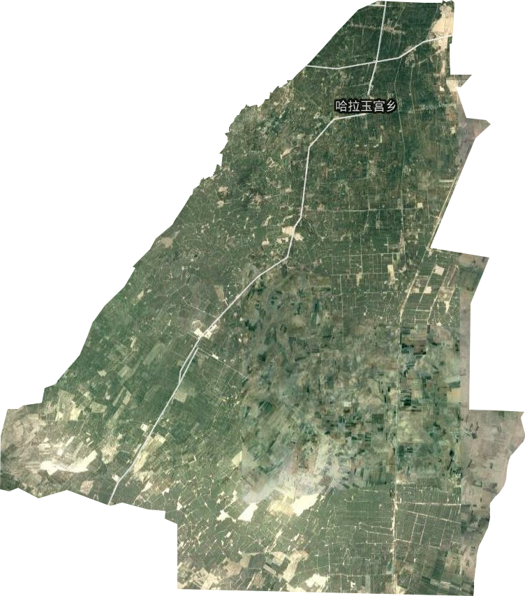 哈拉玉宫乡卫星图