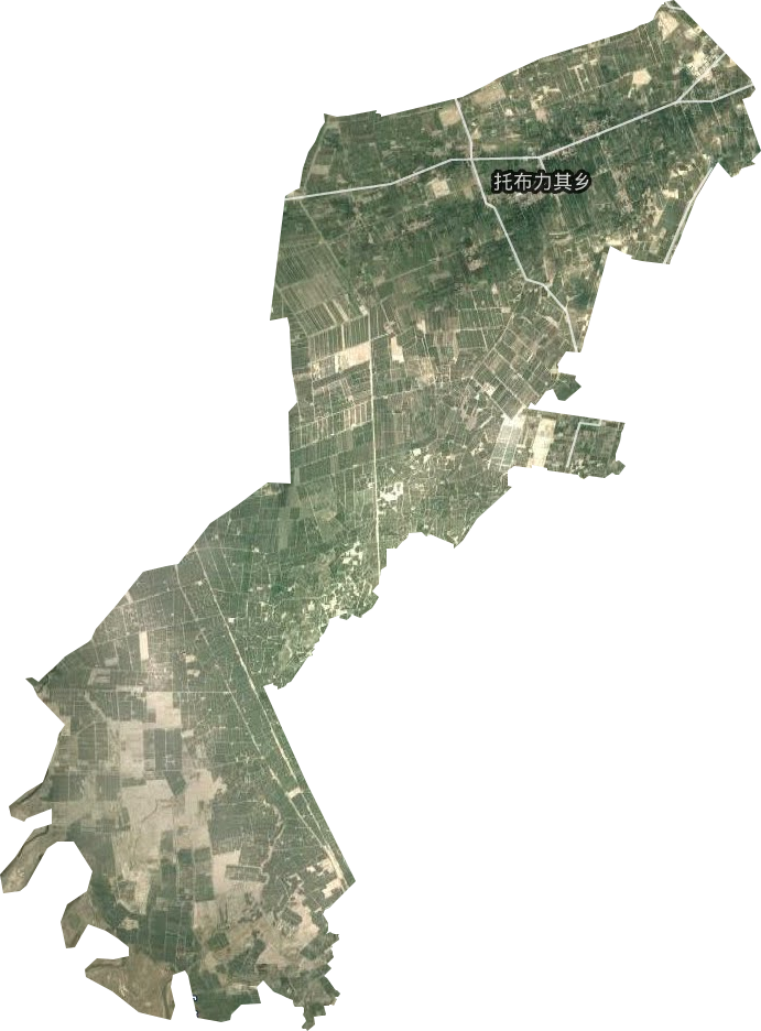 库尔勒市托布力其乡卫星图
