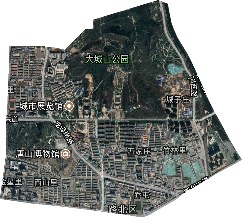 乔屯街道卫星图