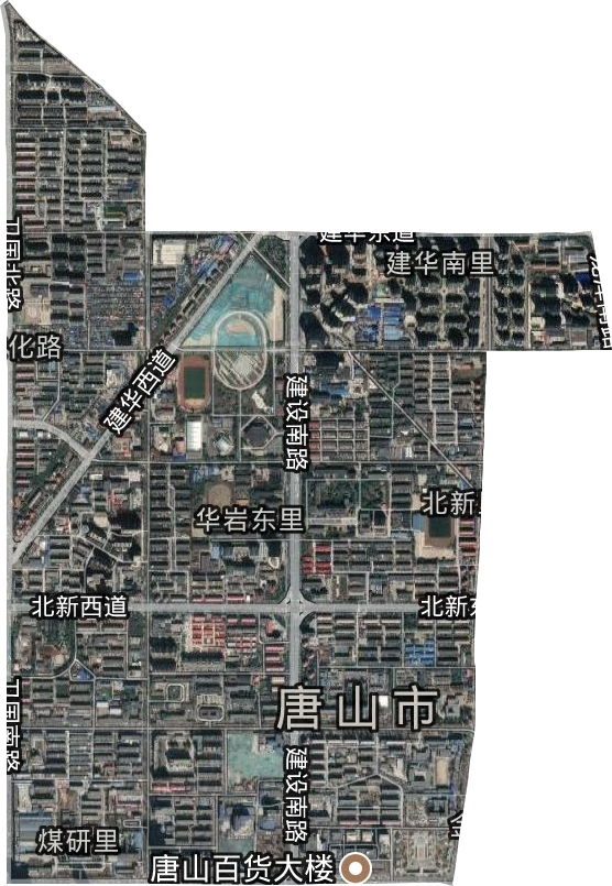 文化路街道卫星图