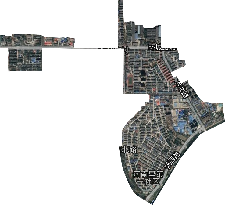 河北路街道卫星图