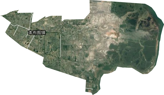 本布图镇卫星图