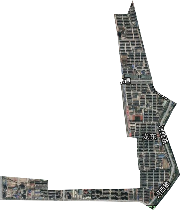 龙东街道卫星图