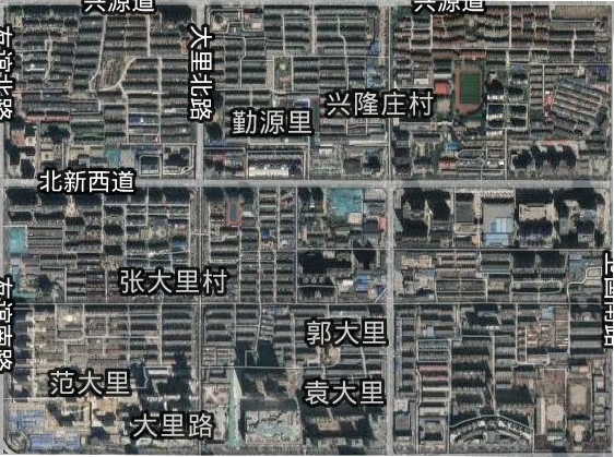 大里街道卫星图