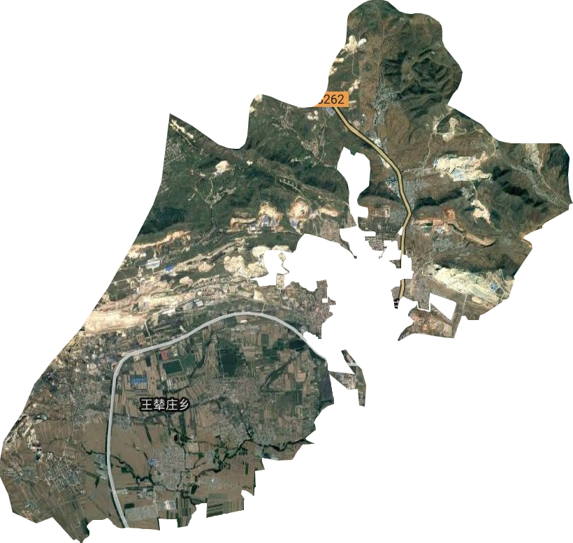 王辇庄乡卫星图