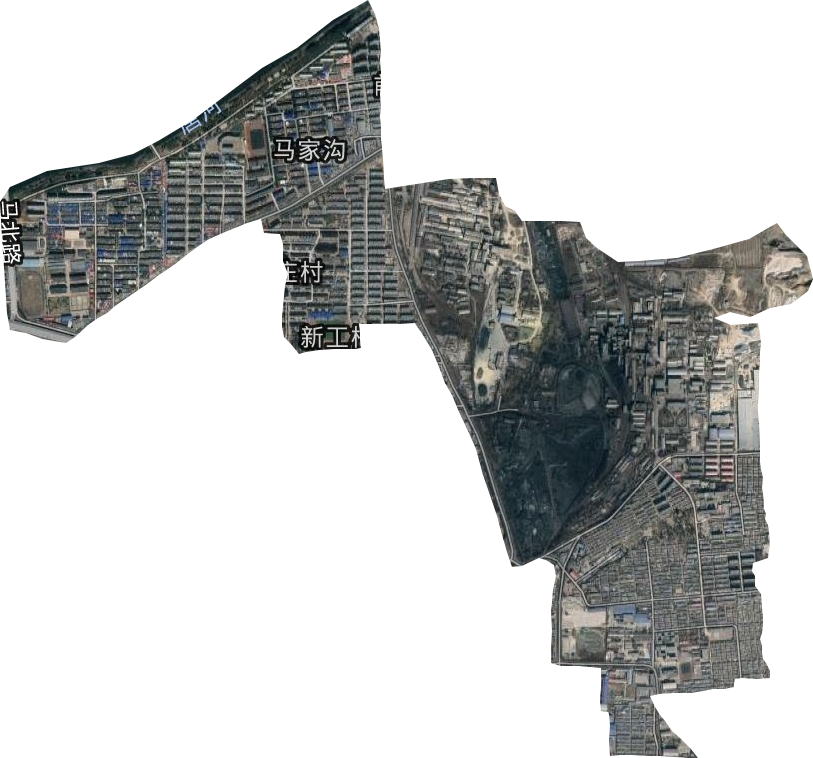 马家沟街道卫星图