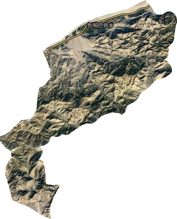 色帕巴依乡卫星图