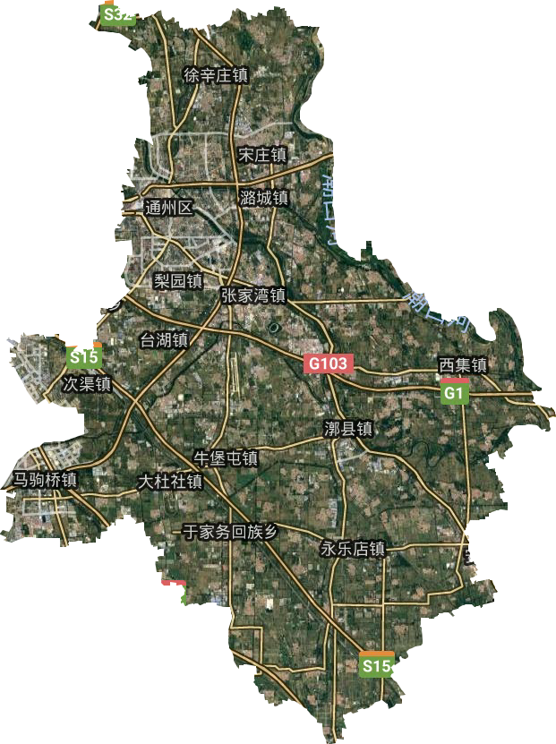 通州区卫星图