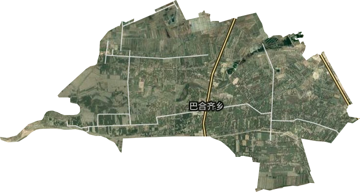巴合齐乡卫星图