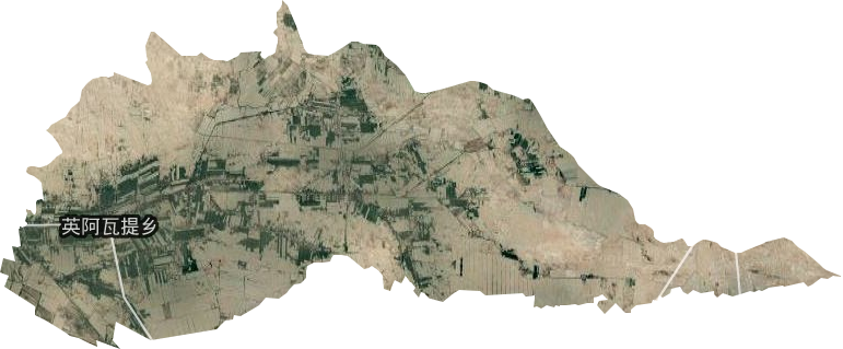英阿瓦提乡卫星图