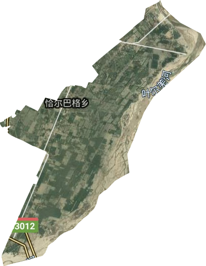 恰尔巴格乡卫星图