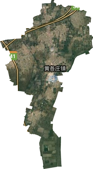 黄各庄镇卫星图