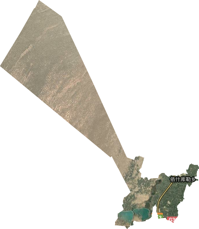 伊什库力乡卫星图