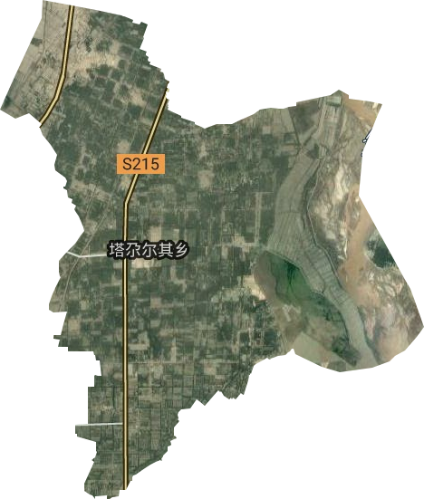 塔尕尔其乡卫星图