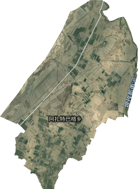 阿扎特巴格乡卫星图