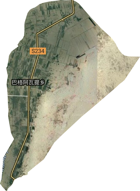 巴格阿瓦提乡卫星图