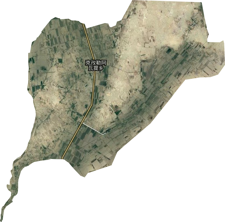 克孜勒阿瓦提乡卫星图