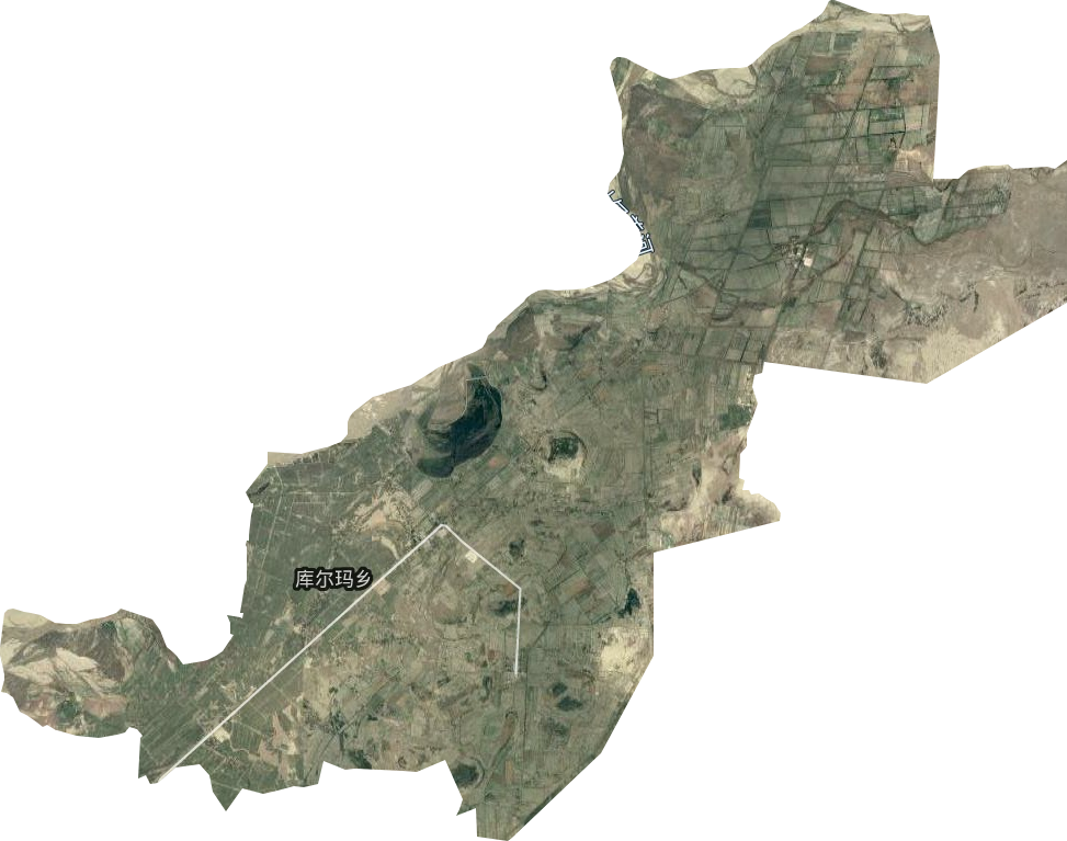 库尔玛乡卫星图