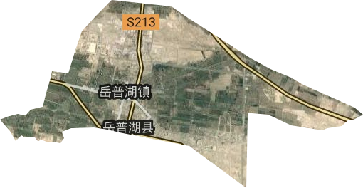 岳普湖镇卫星图