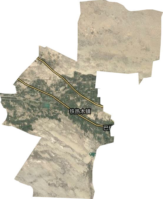 铁热木乡卫星图