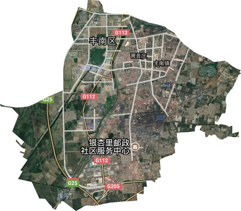 丰南镇卫星图
