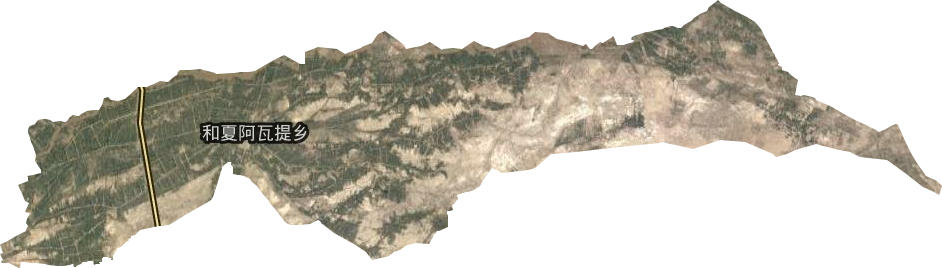 和夏阿瓦提乡卫星图
