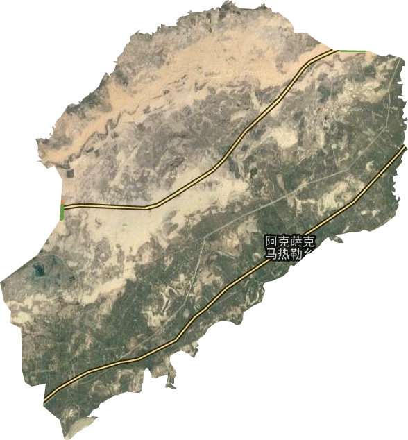 阿克萨克玛热勒乡卫星图