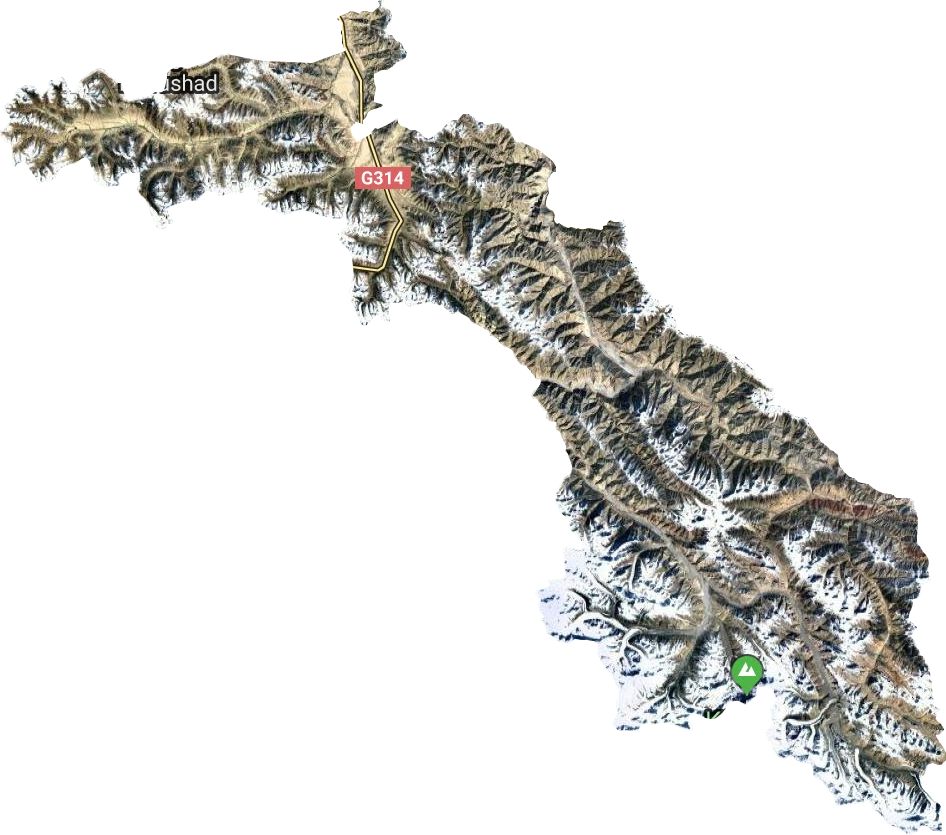 达布达尔乡卫星图
