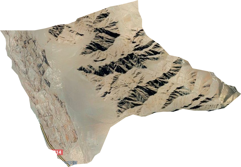 巴扎达什牧林场卫星图