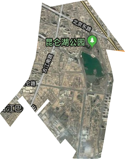 古江巴格街道卫星图