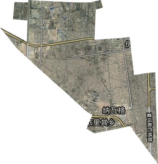 纳尔巴格街道卫星图