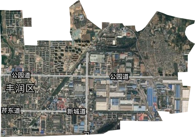 太平路街道卫星图
