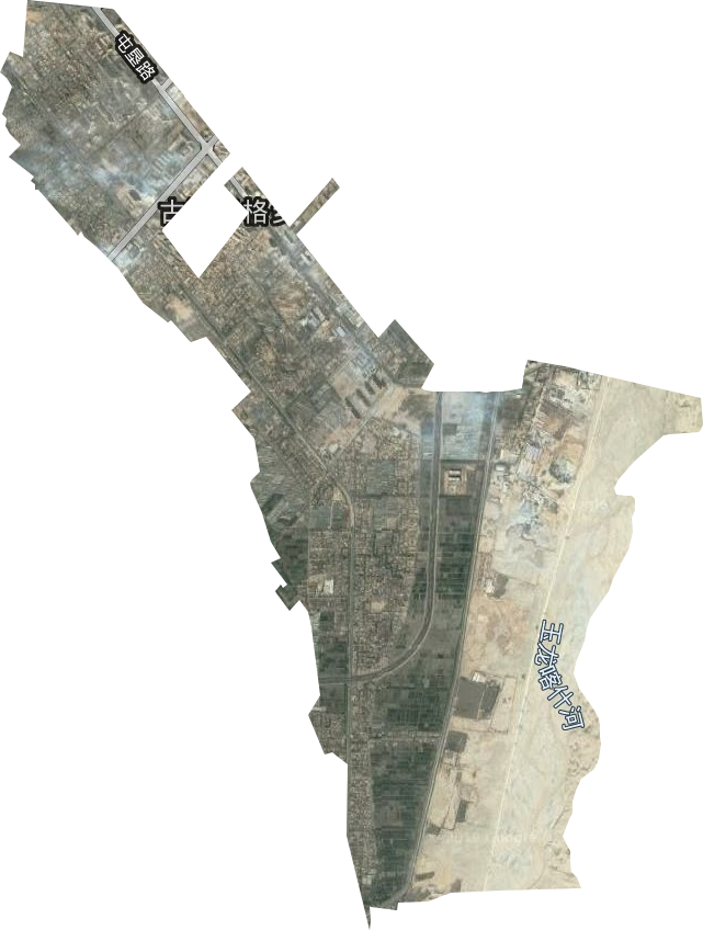古江巴格乡卫星图