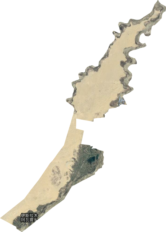 伊斯拉木阿瓦提乡卫星图
