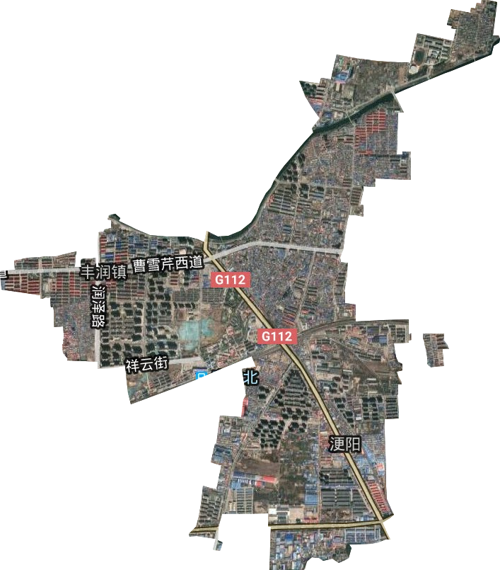 浭阳街道卫星图