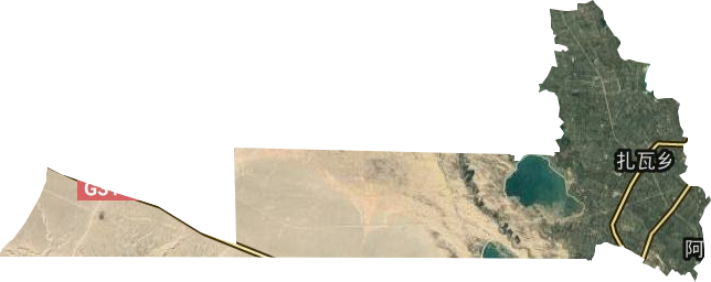 扎瓦镇卫星图