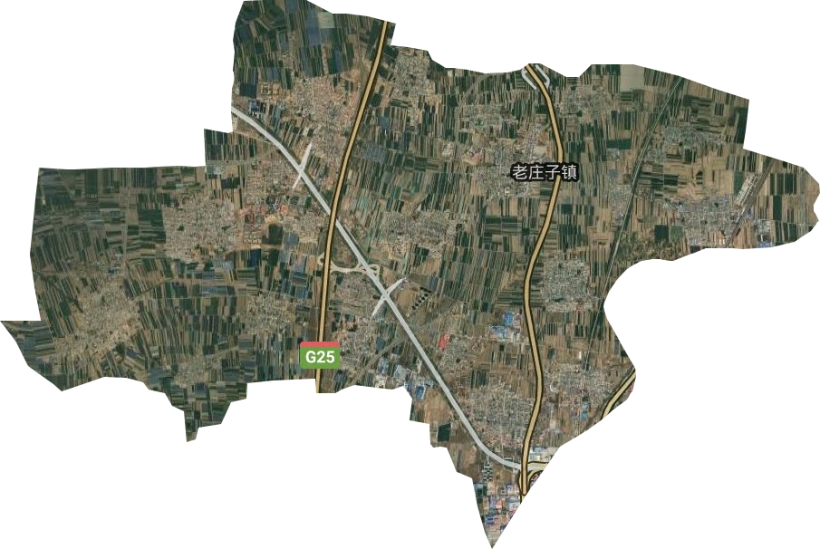 老庄子镇卫星图
